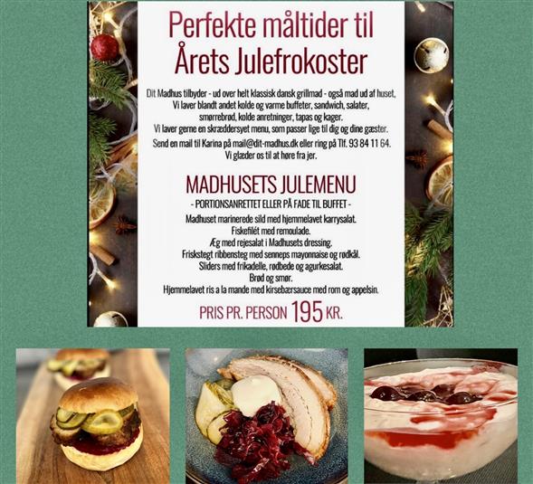 Madhusets Julemenu